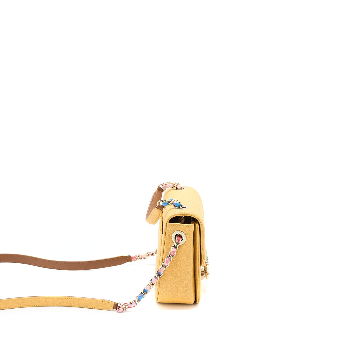 chanel-giant-cc-logo-messenger-flap-bag-caviar-yellow-lghw