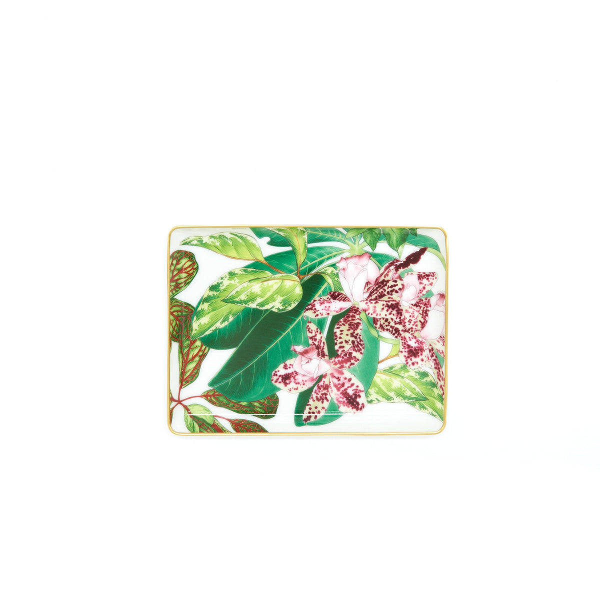 hermes-petit-plateau-passifolia-orchidee-palme-platesell-in-a-set
