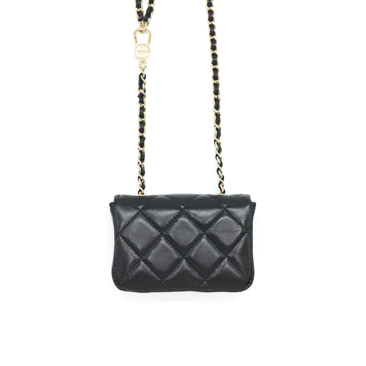 chanel-mini-flap-belt-bag-with-ribbon-lambskin-black-lghw
