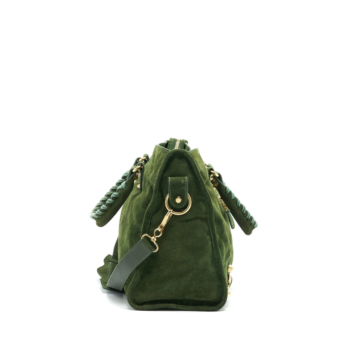 balenciaga-giant-city-bag-in-suede-green-ghw