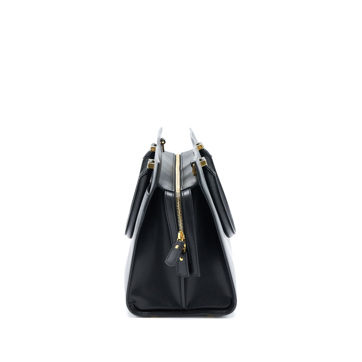 saint-laurent-ysl-medium-uptown-tote-bag-calfskin-black-ghw