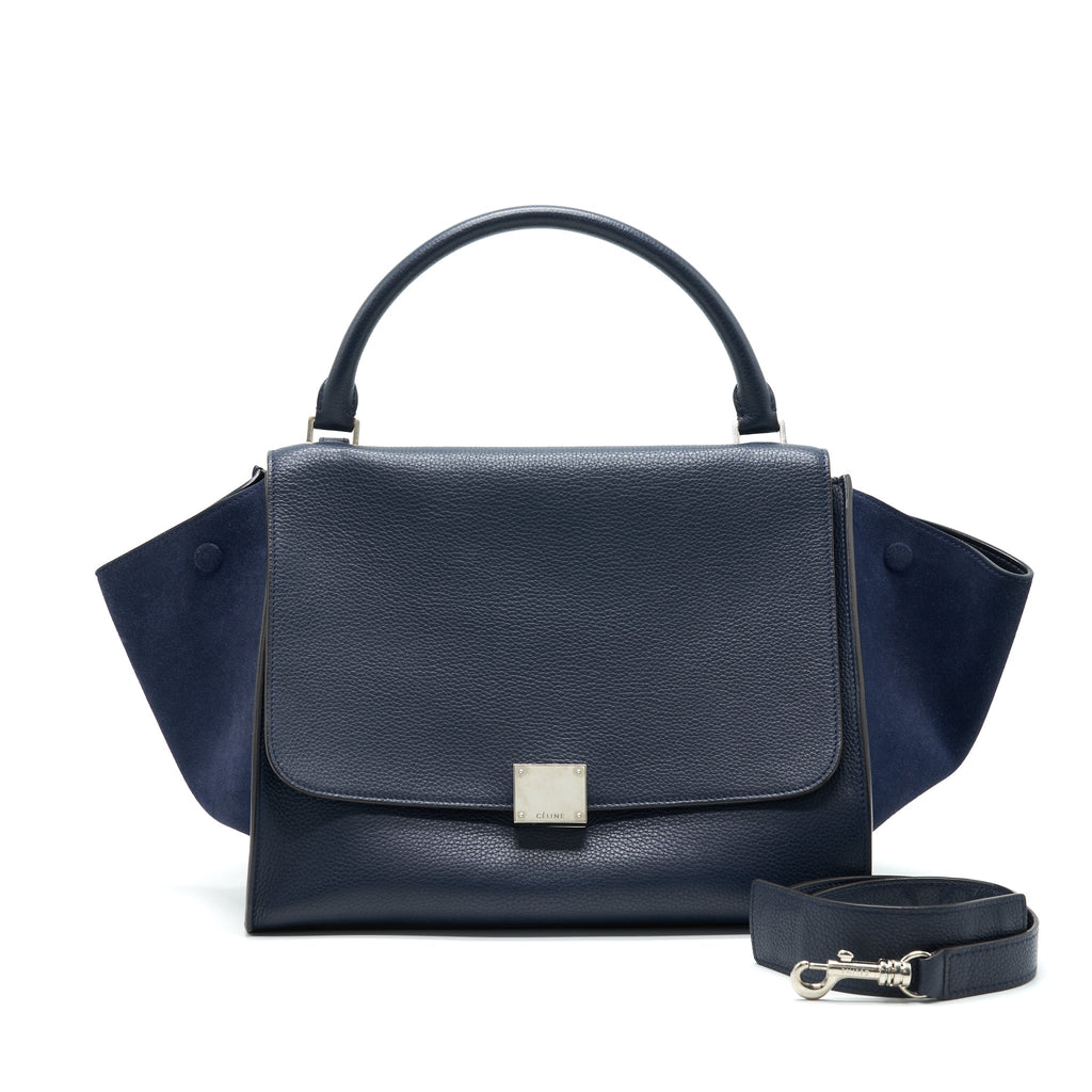 celine-trapeze-bag-navy-with-shw