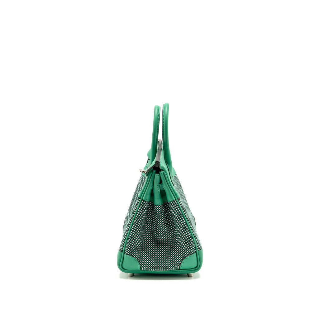 hermes-birkin-25-toile-quadrille-swift-noir-blanc-menthe-menthe-shw-stamp-b