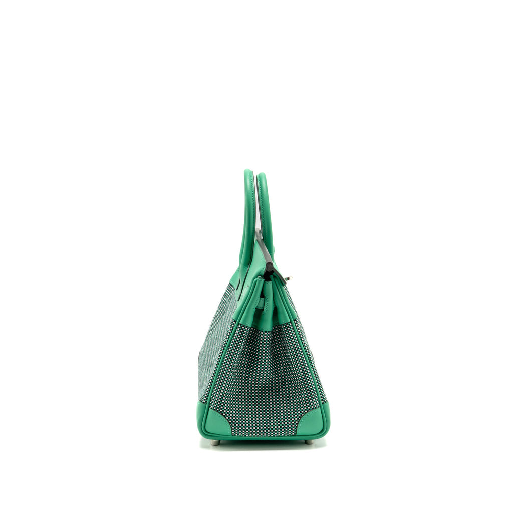 hermes-birkin-25-toile-quadrille-swift-noir-blanc-menthe-menthe-shw-stamp-b
