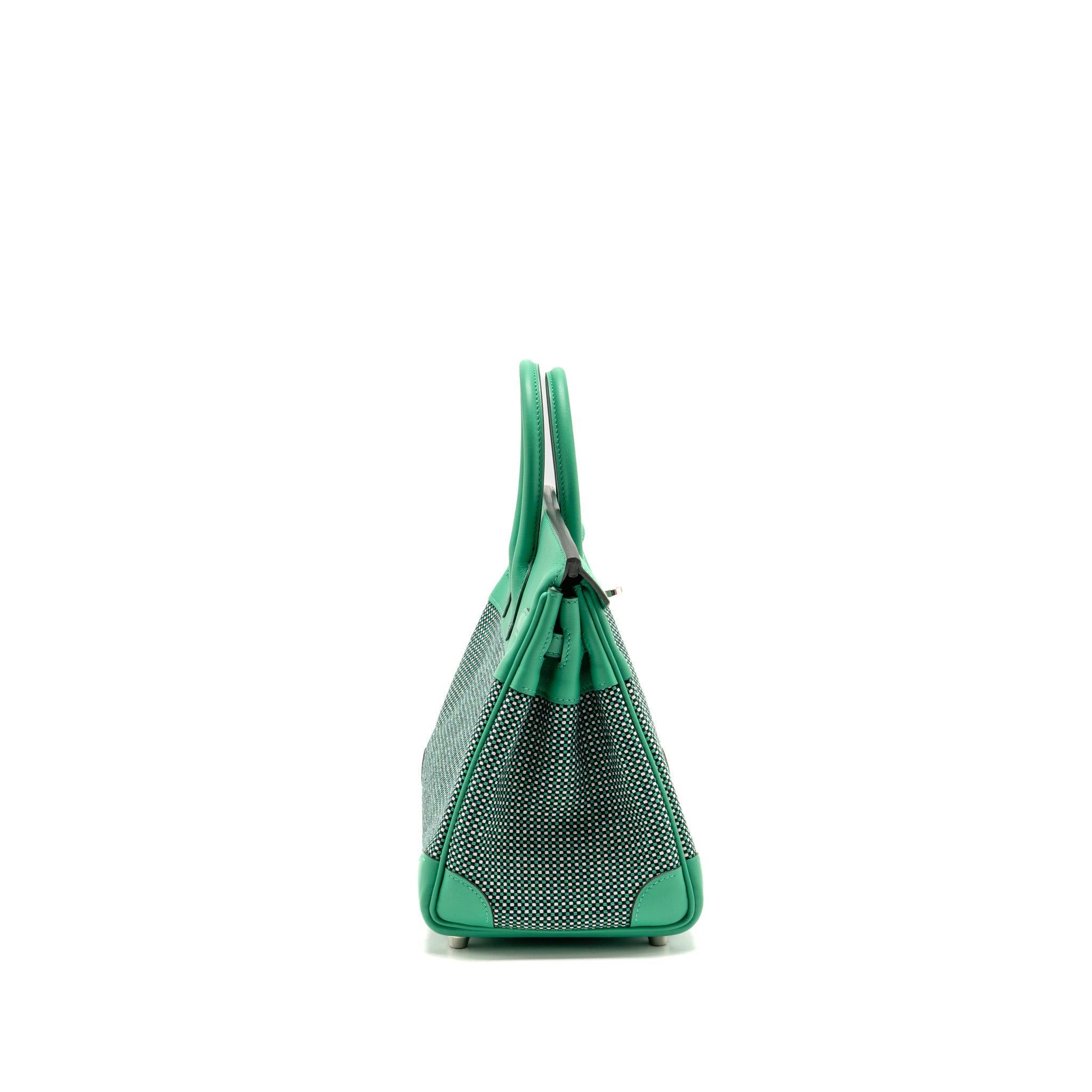 hermes-birkin-25-toile-quadrille-swift-noir-blanc-menthe-menthe-shw-stamp-b