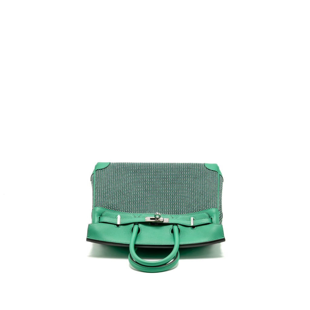 hermes-birkin-25-toile-quadrille-swift-noir-blanc-menthe-menthe-shw-stamp-b