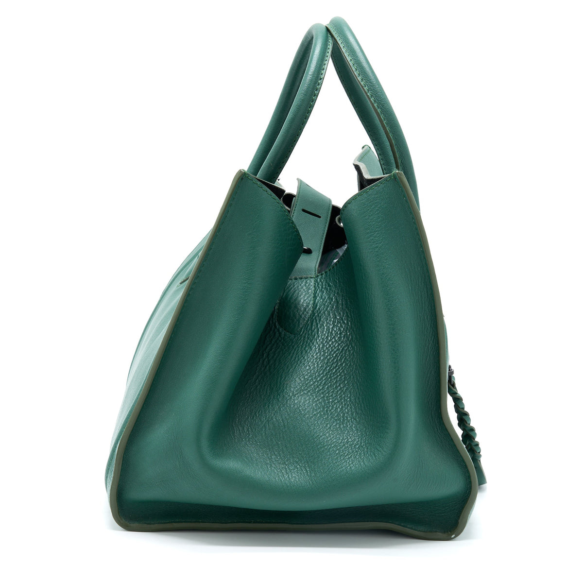 celine-phantom-tote-bag-dark-green