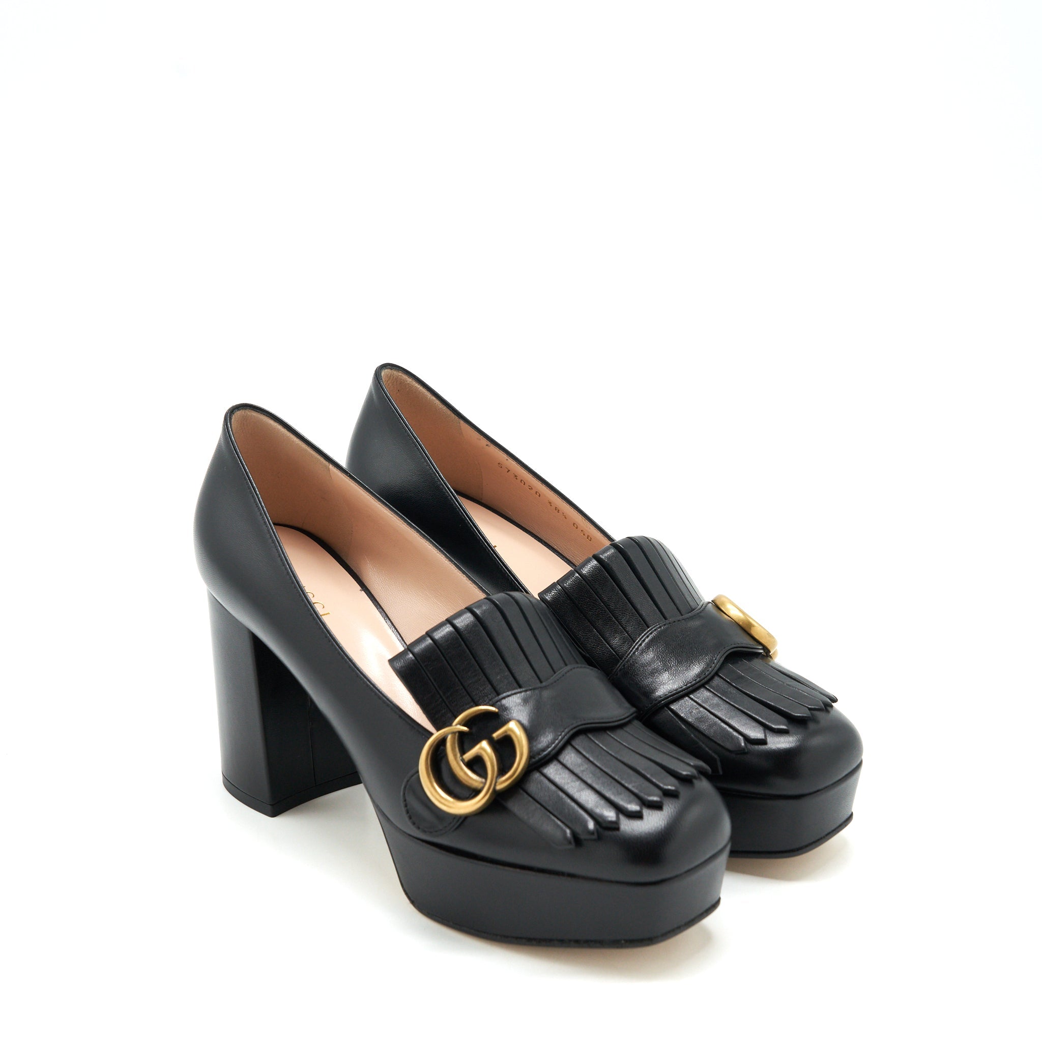 gucci-size38-5-gg-high-heel-pump-shoes
