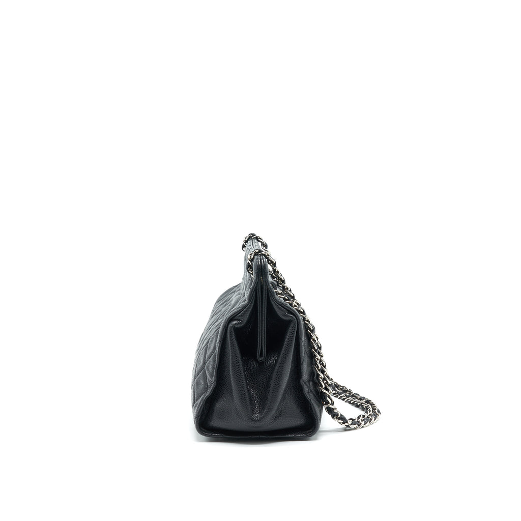 chanel-quilted-leather-tote-bag-with-chain-in-carviar-black-shw