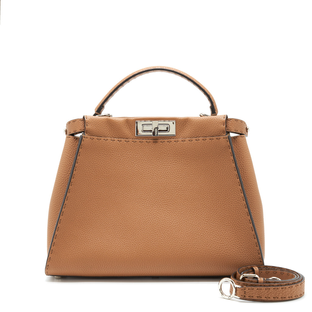 fendi-medium-peekaboo-tote-bag-grained-calfskin-caramel-shw
