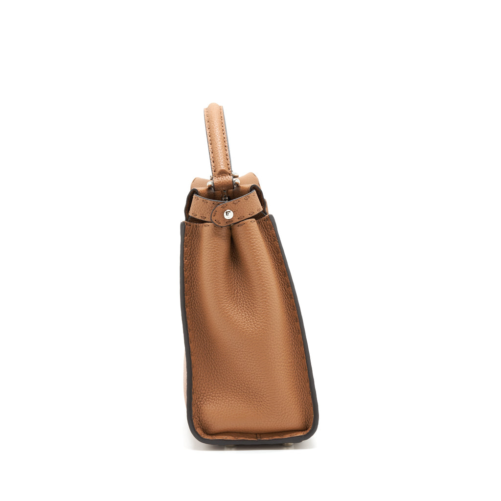 fendi-medium-peekaboo-tote-bag-grained-calfskin-caramel-shw