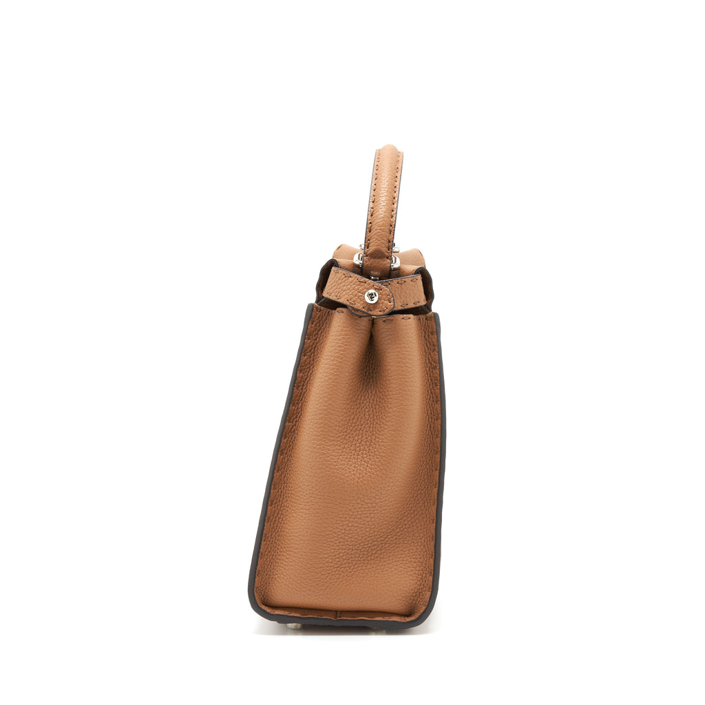 fendi-medium-peekaboo-tote-bag-grained-calfskin-caramel-shw