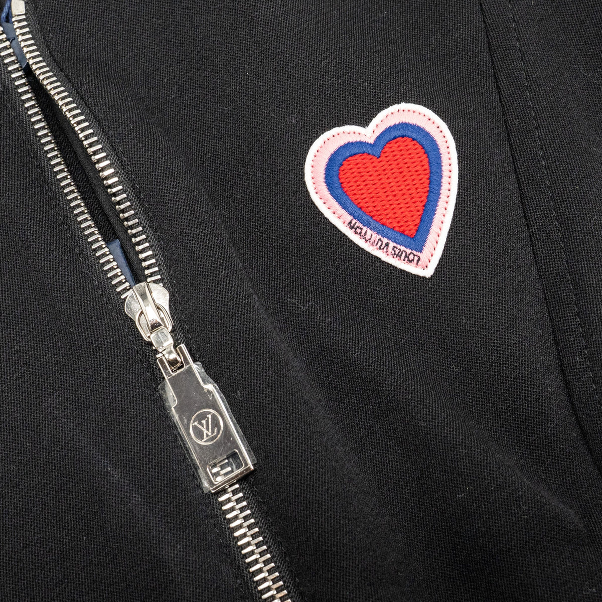 louis-vuitton-size-38-heart-detailed-zip-mini-dress-wool-elastane-black-shw