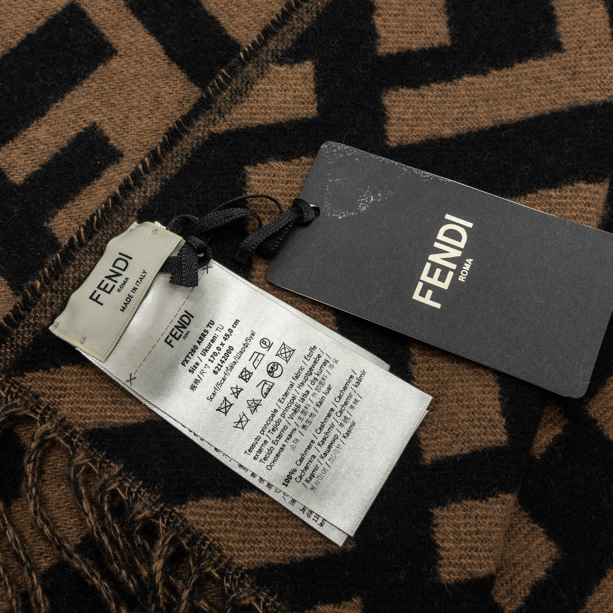 fendi-ff-scarf-cashmere-brown-black