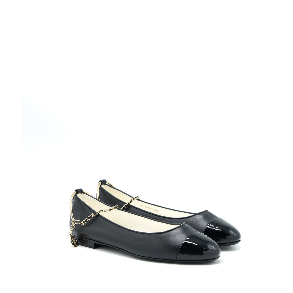 chanel-size-39-flats-lambskin-black