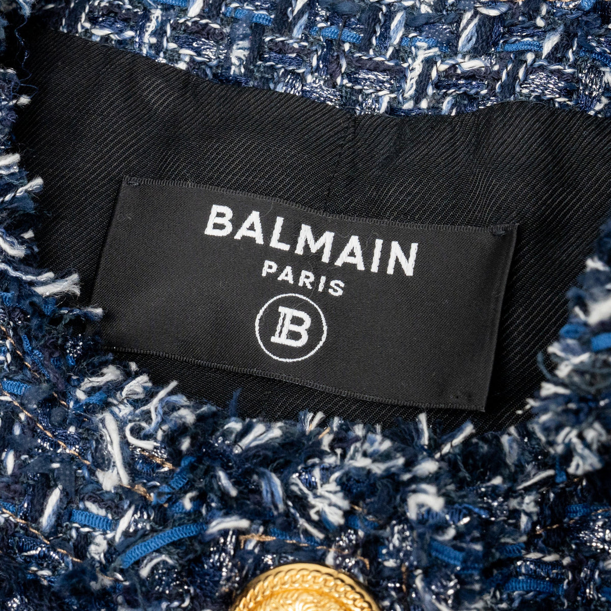 balmain-size-36-tweed-jacket-blue
