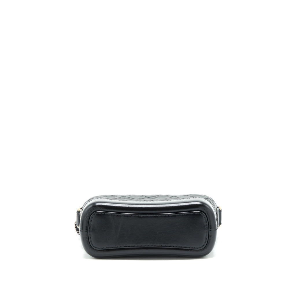 chanel-small-gabrielle-hobo-black-bag-gold-sliver-hardware