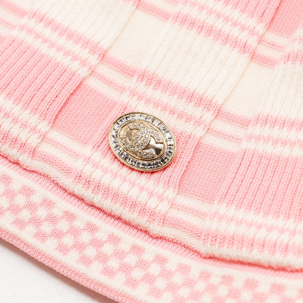chanel-size-34-23c-short-sleeve-knit-top-pink-cream