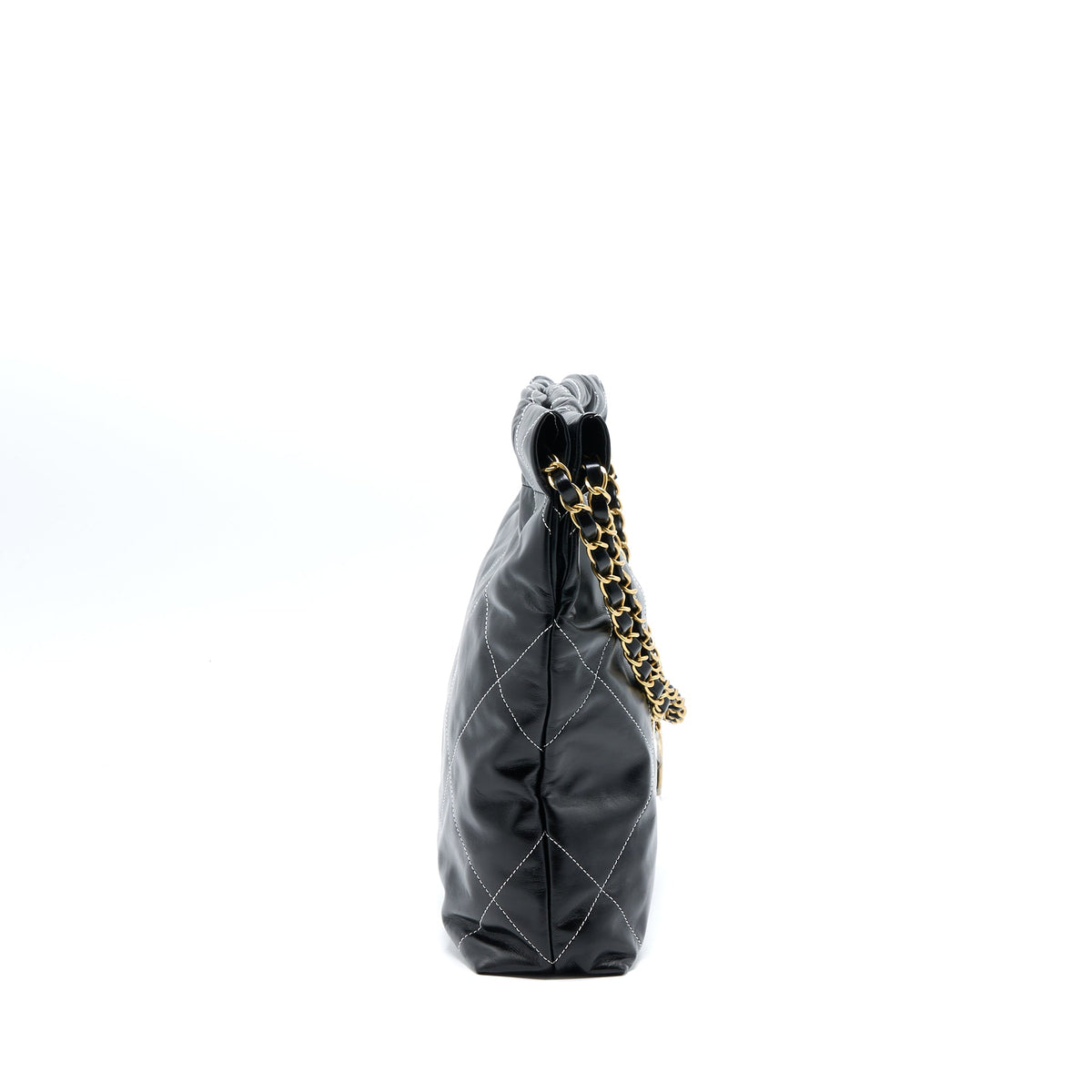 chanel-small-22-bag-shiny-calfskin-black-ghw-microchip
