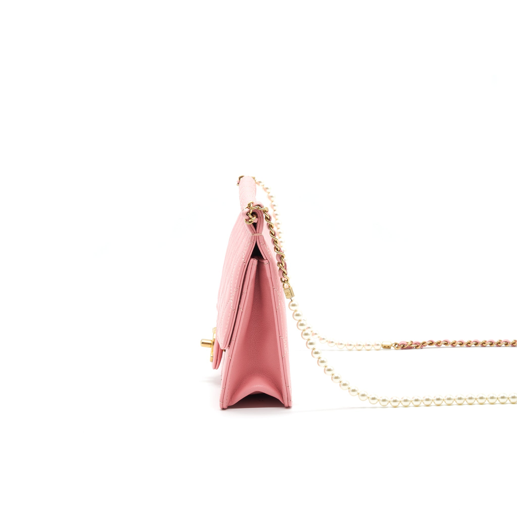 chanel-quilted-pearl-chain-goat-skin-flap-bag-pink-ghw