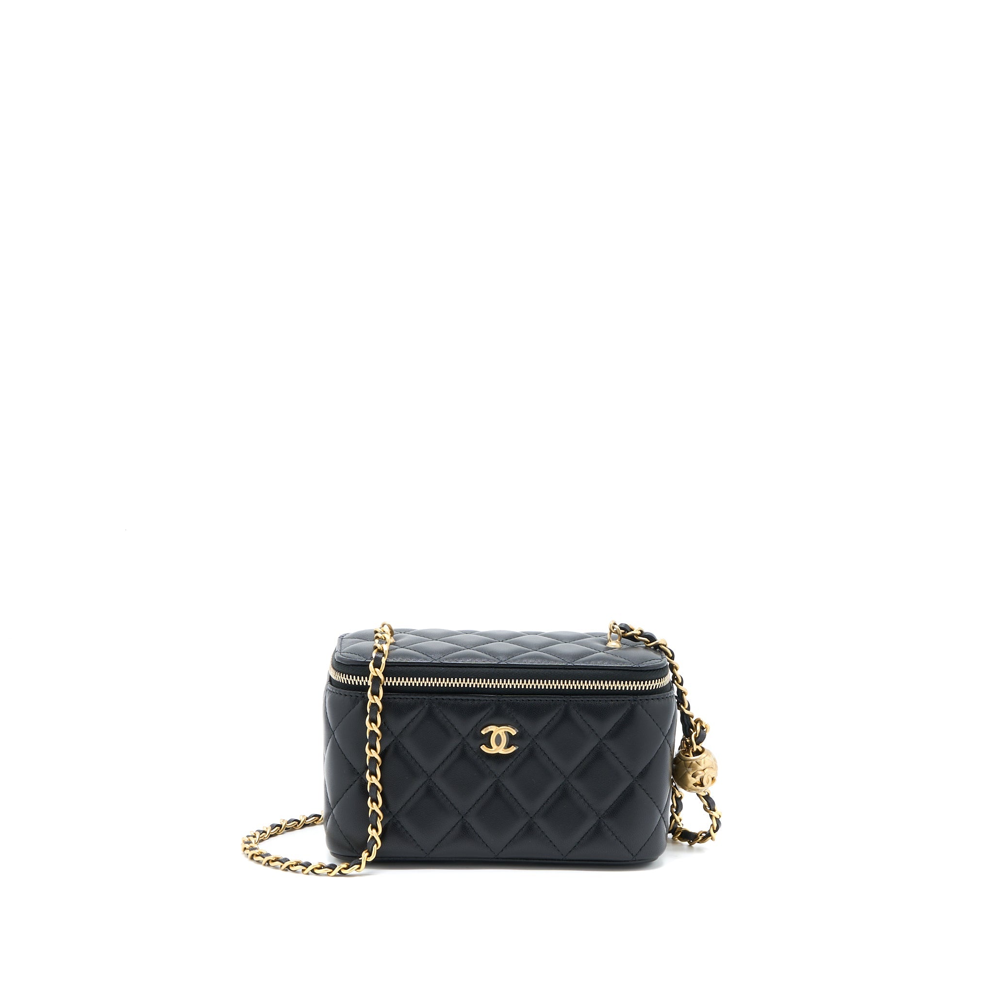 chanel-22a-pearl-crush-long-vanity-with-chain-lambskin-black-ghw-microchip