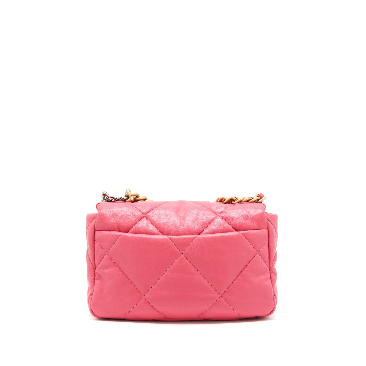 chanel-small-19-flap-bag-goatskin-pink-with-gold-silver-hardware