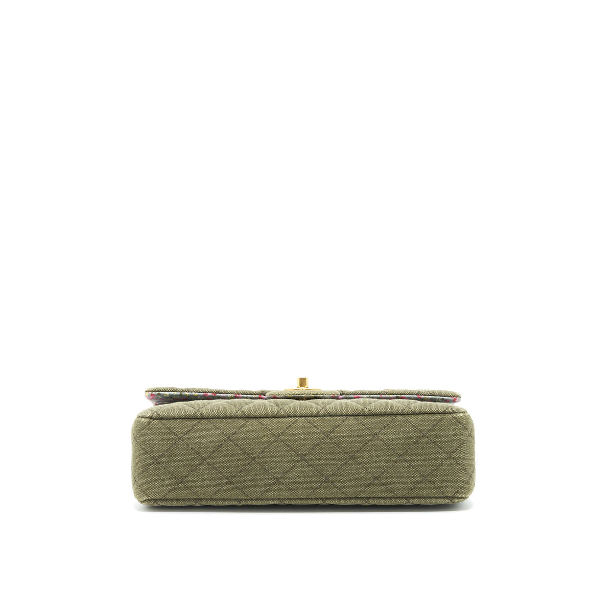 chanel-cuba-charms-classic-double-flap-bag-canvas-green-ghw