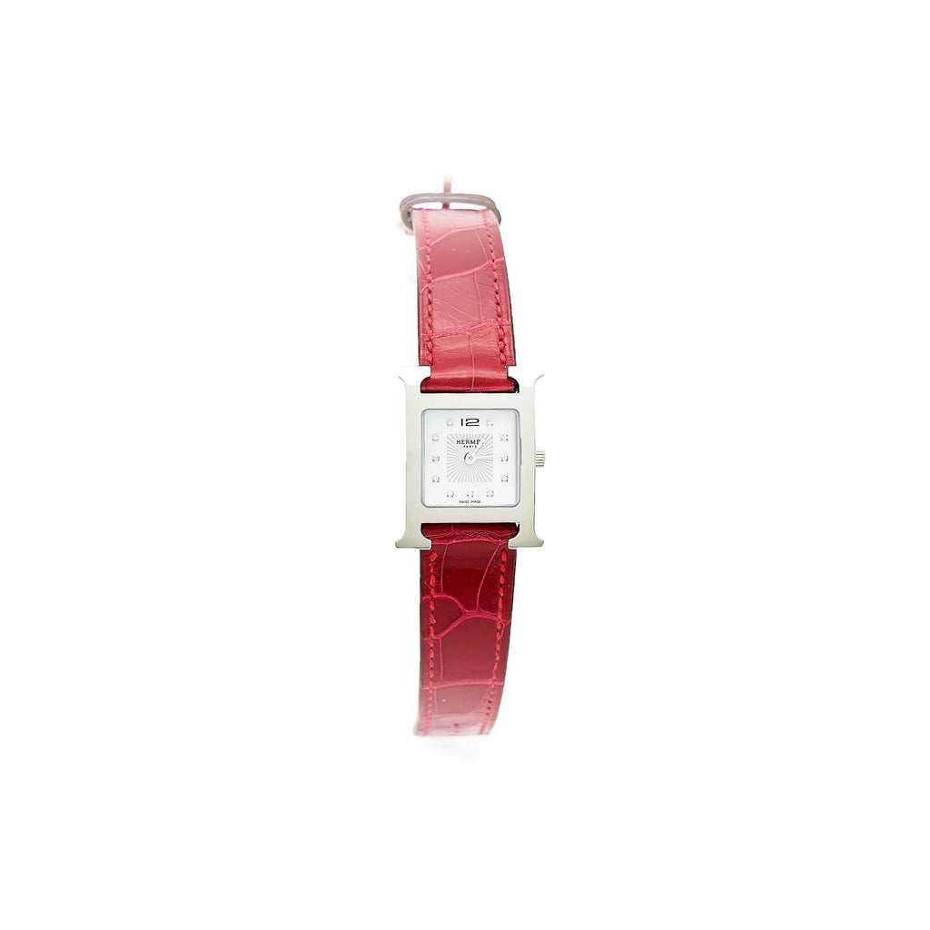 hermes-heure-h-watch-mini-model-21mm-red-alligator-strap