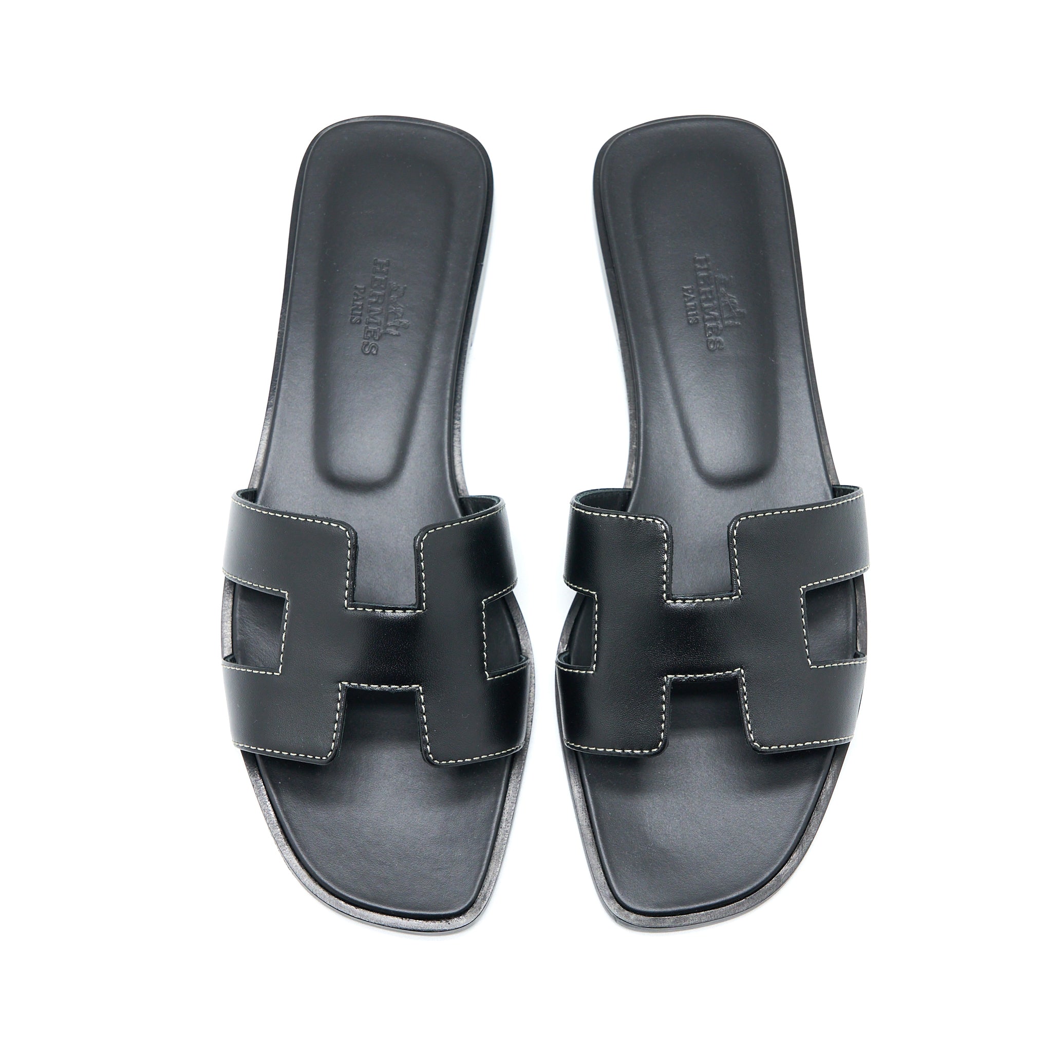 hermes-size-37-5-oran-sandal-calfskin-black