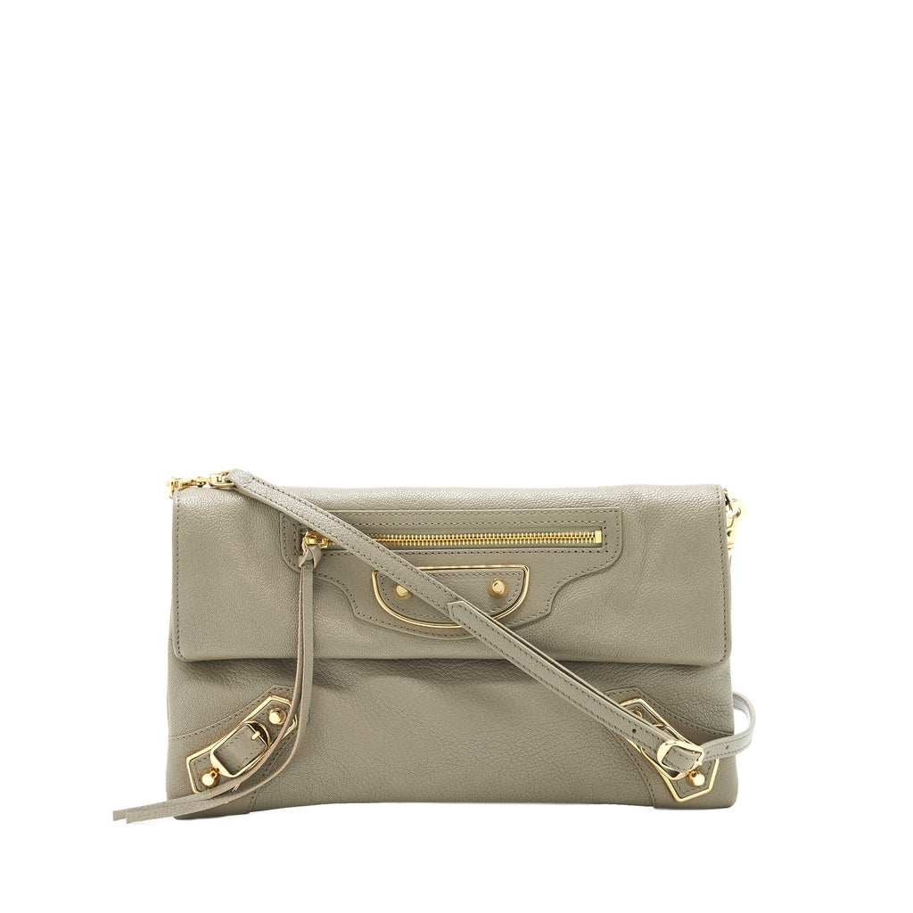 balenciaga-city-fold-clutch-shoulder-bag-grey-ghw