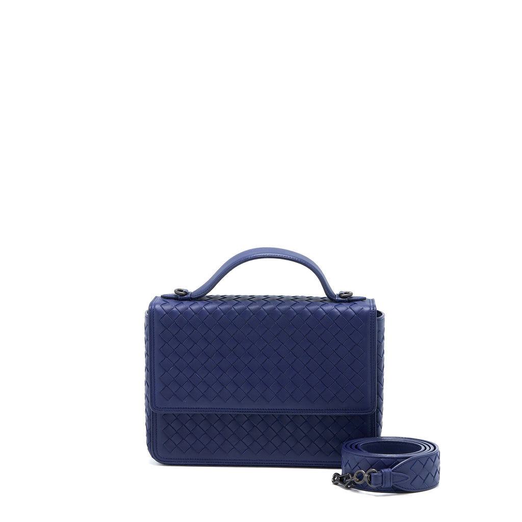 bottega-veneta-top-handle-crossbody-bag-navy-blue-with-black-hardware