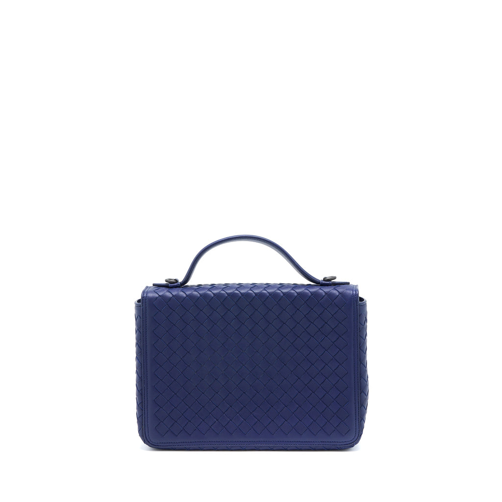 bottega-veneta-top-handle-crossbody-bag-navy-blue-with-black-hardware