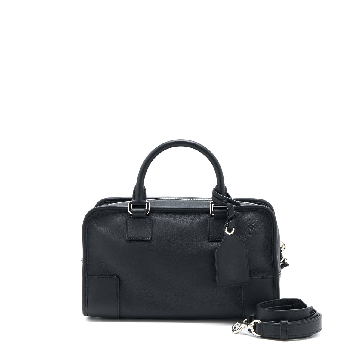 loewe-bolso-amazona-28-calfskin-black-shw