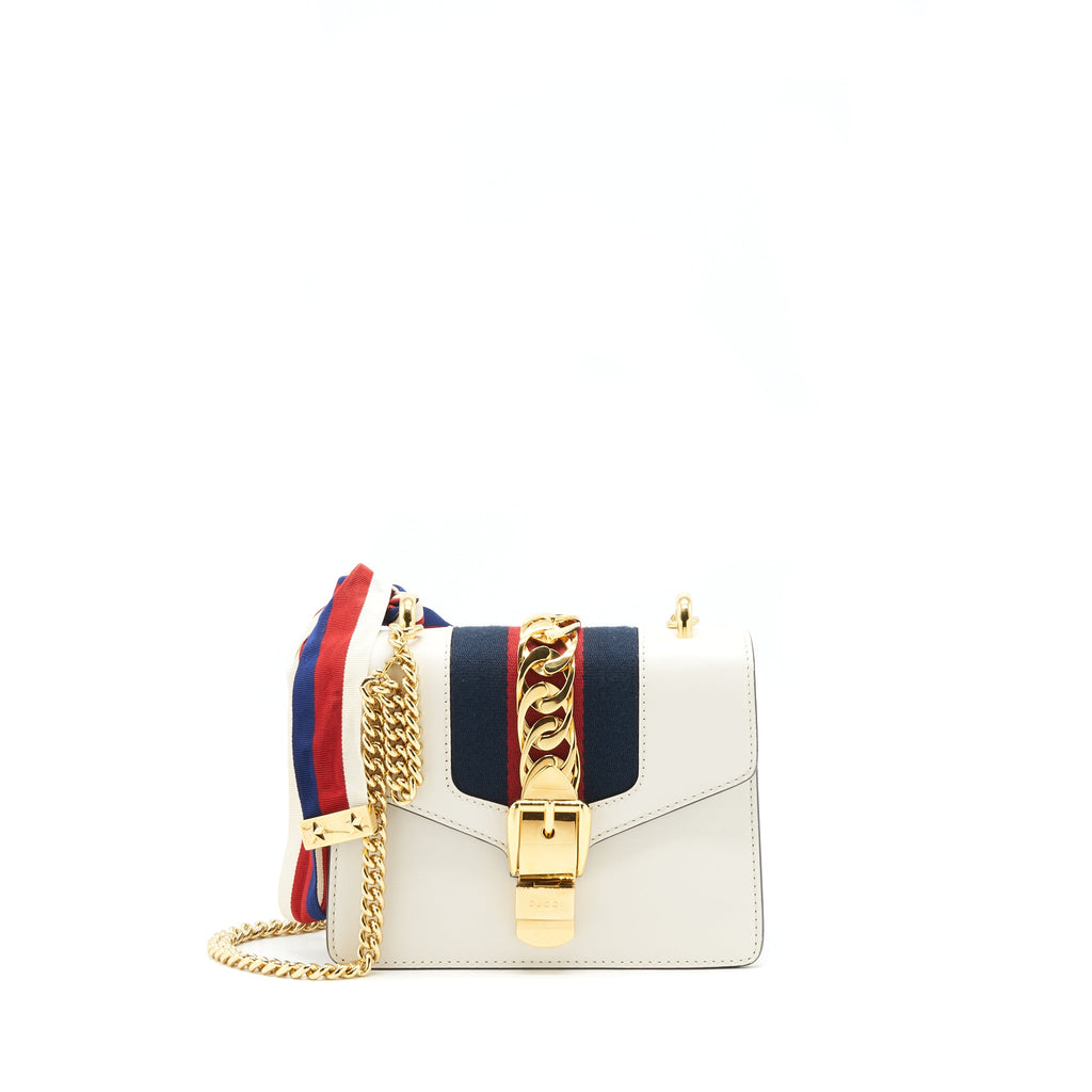 gucci-mini-sylvie-chain-bag-white-ghw