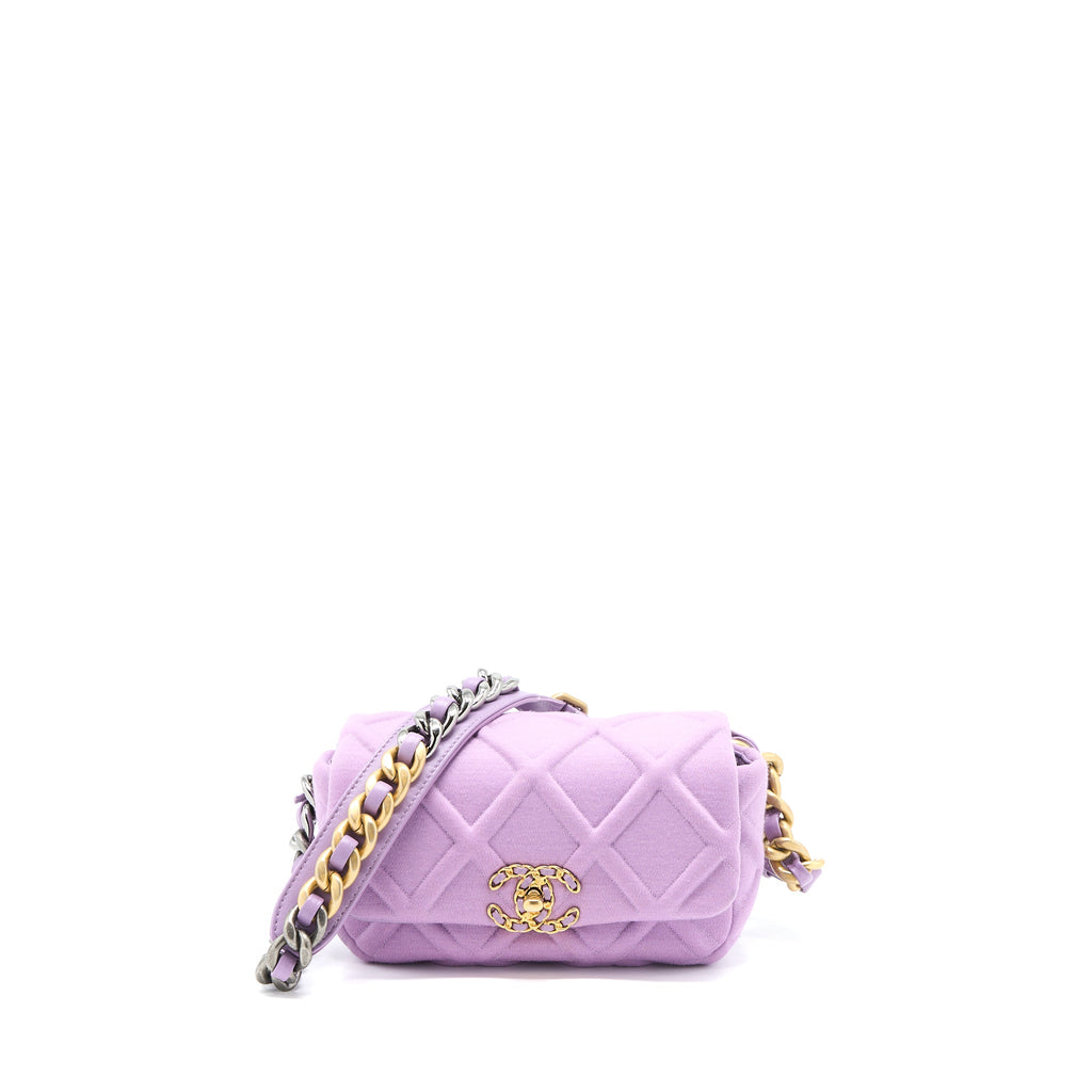 chanel-19-waist-bag-quilted-jersey-lambskin-light-purple-multicolour-hardware