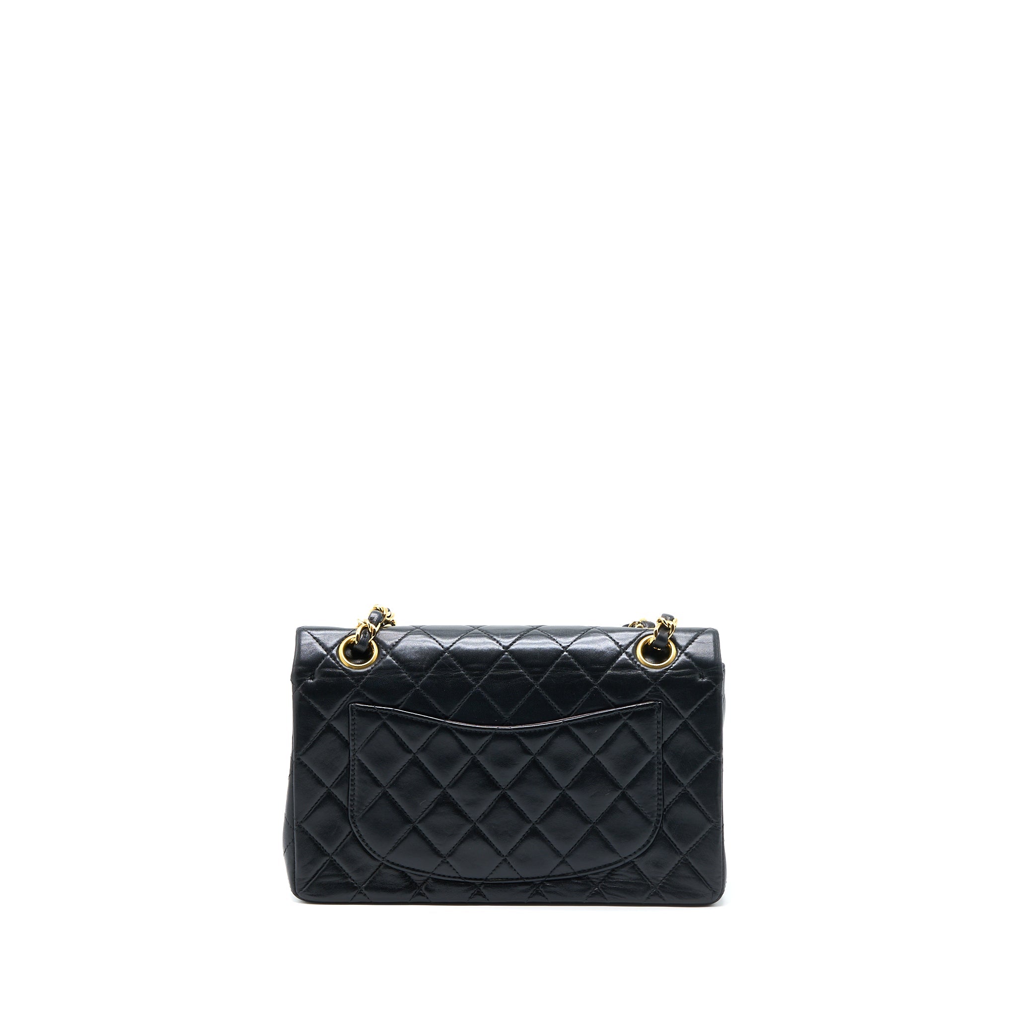 chanel-vintage-classic-double-flap-lambskin-black-ghw