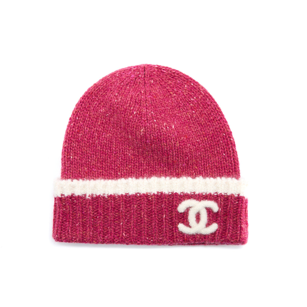 chanel-beanie-hat-cashmere-pink-white