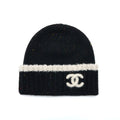 chanel-beanie-hat-cashmere-black-white