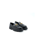 celine-size-38-triomphe-chunky-loafer-calfskin-black-ghw