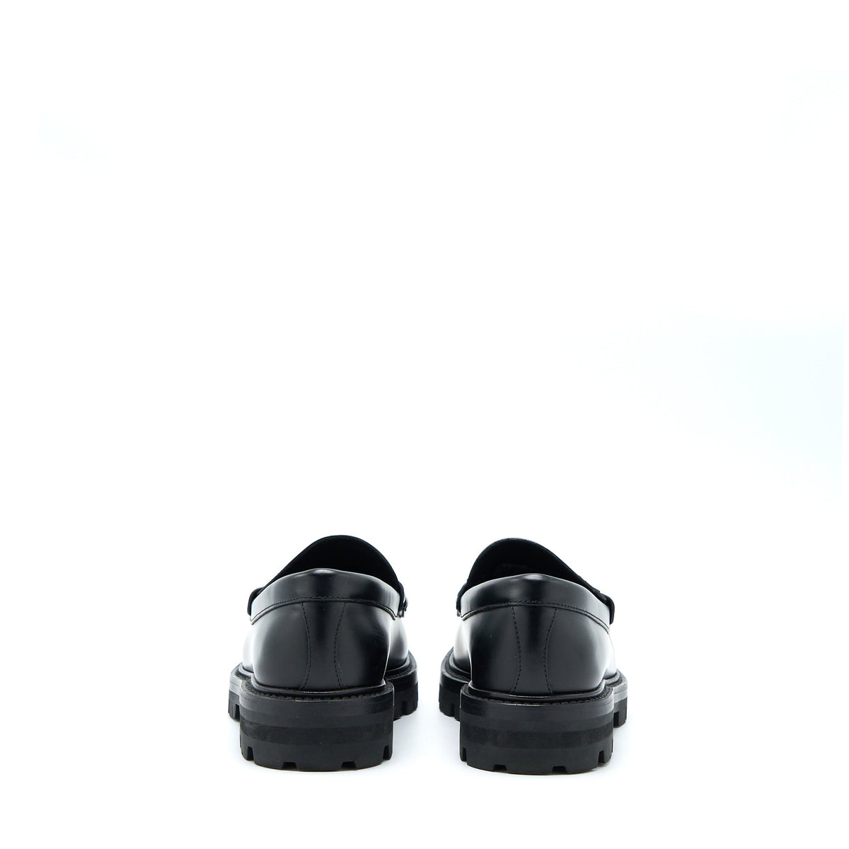 celine-size-38-triomphe-chunky-loafer-calfskin-black-ghw