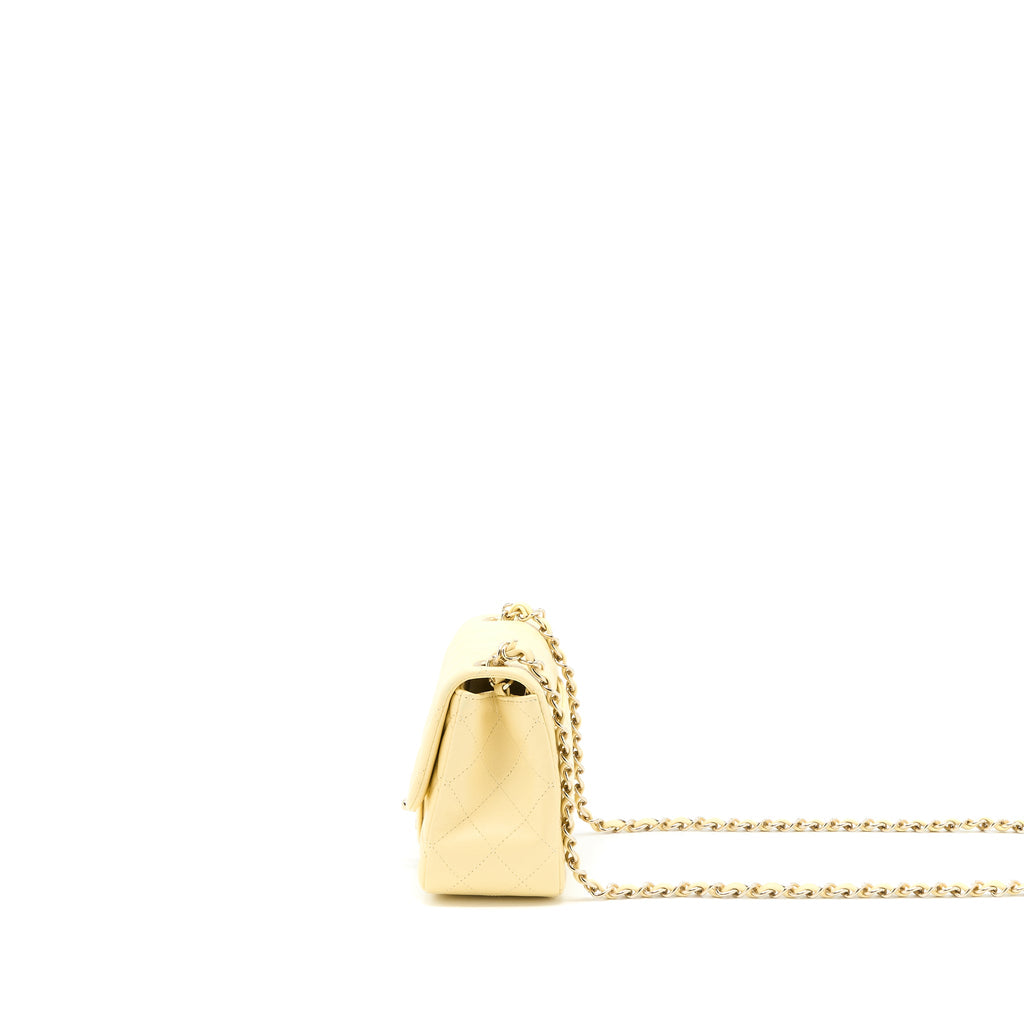 chanel-mini-square-flap-bag-lambskin-light-yellow-lghw
