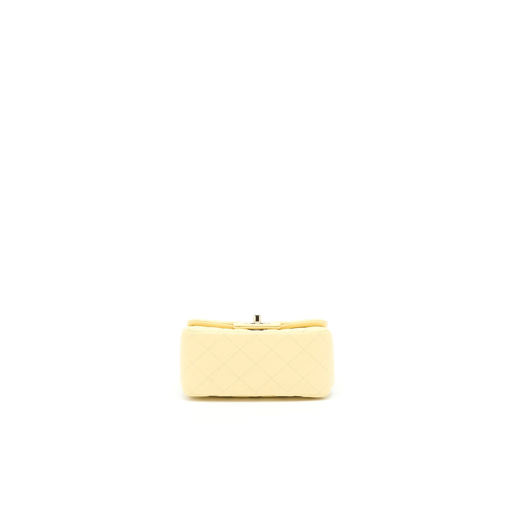 chanel-mini-square-flap-bag-lambskin-light-yellow-lghw