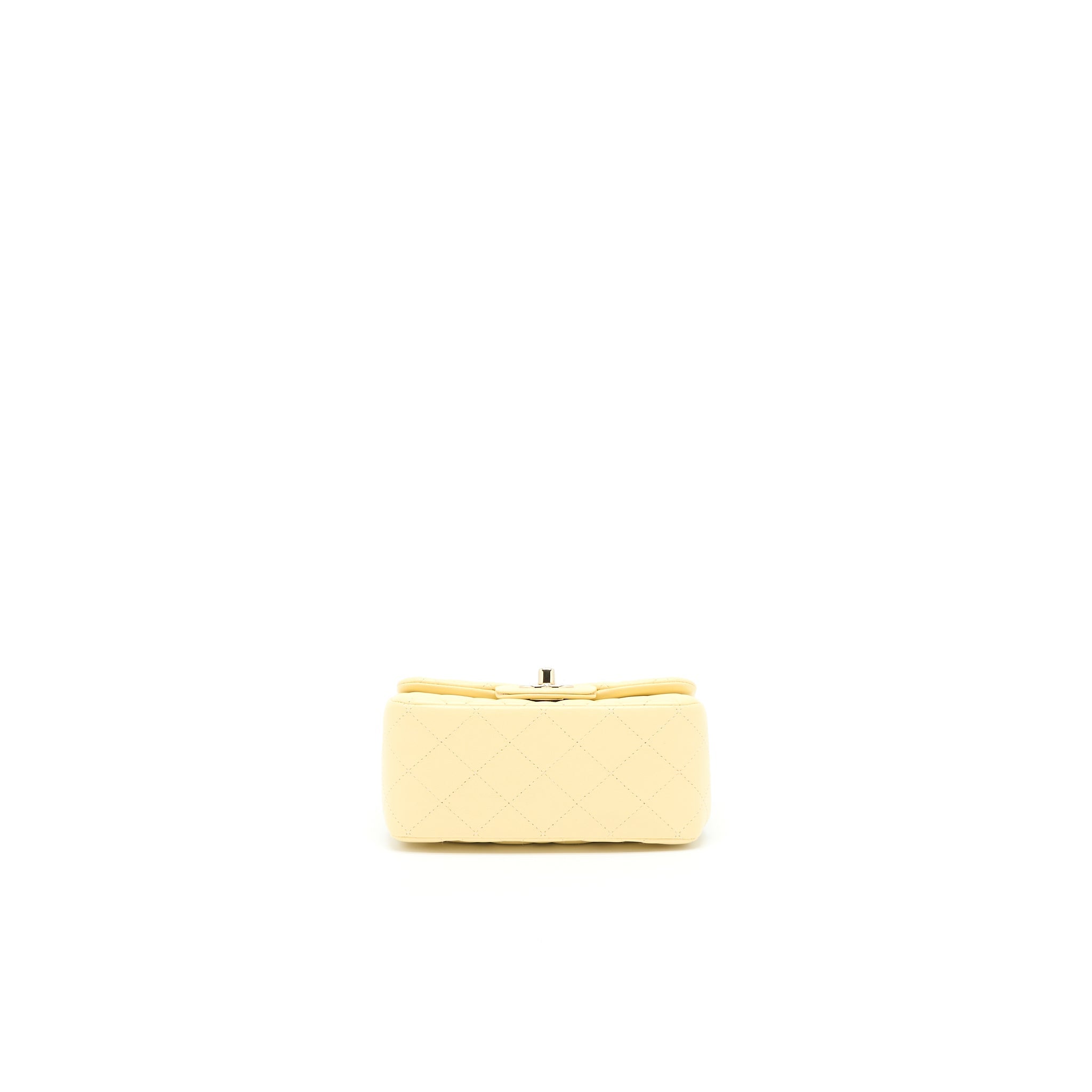 chanel-mini-square-flap-bag-lambskin-light-yellow-lghw