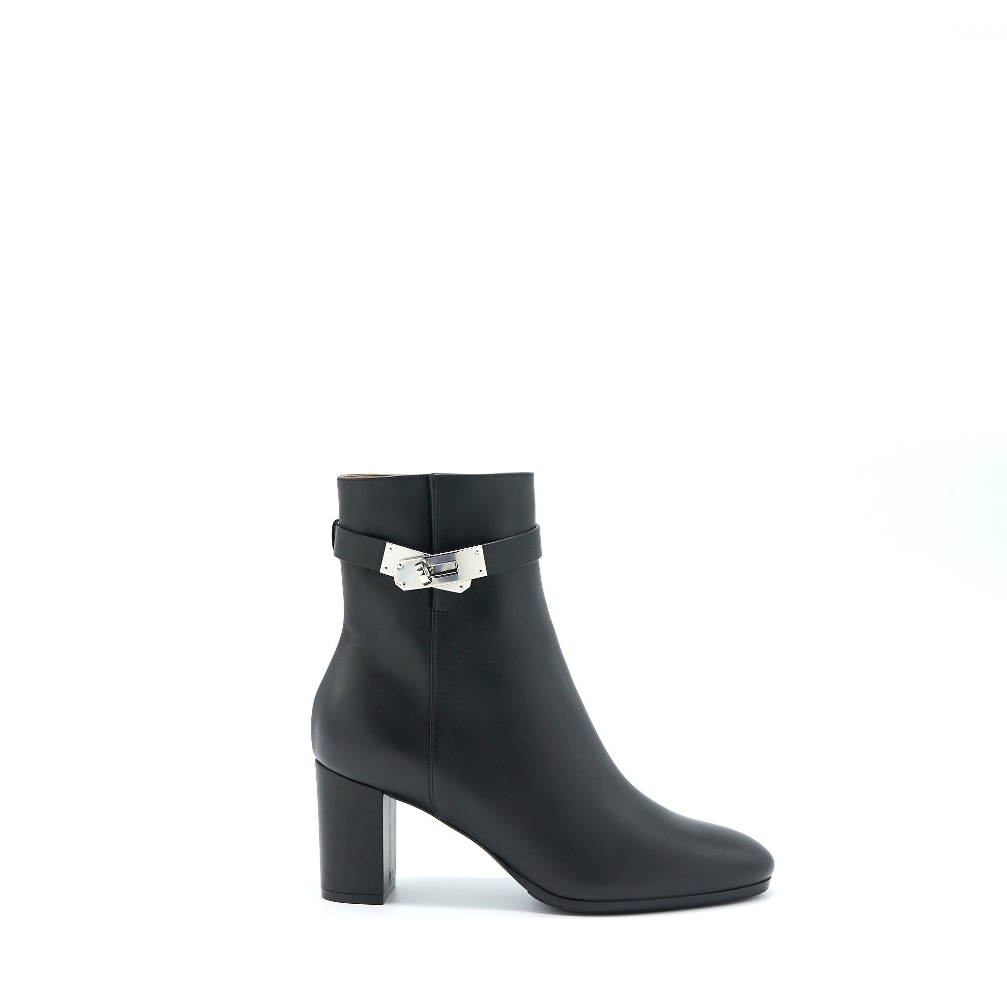 hermes-size-37-saint-germain-boots-calfskin-black-shw