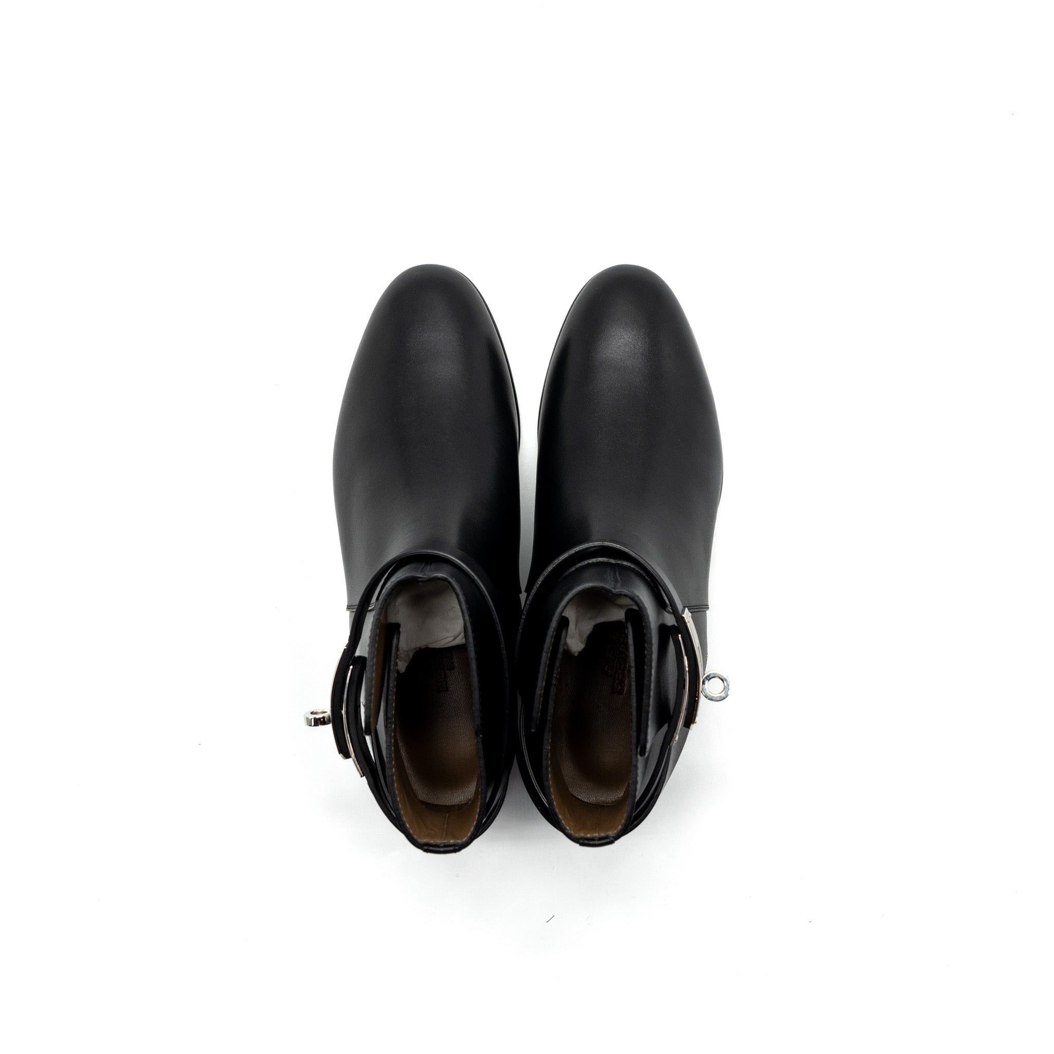 hermes-size-36-neo-ankle-boots-calfskin-black-shw