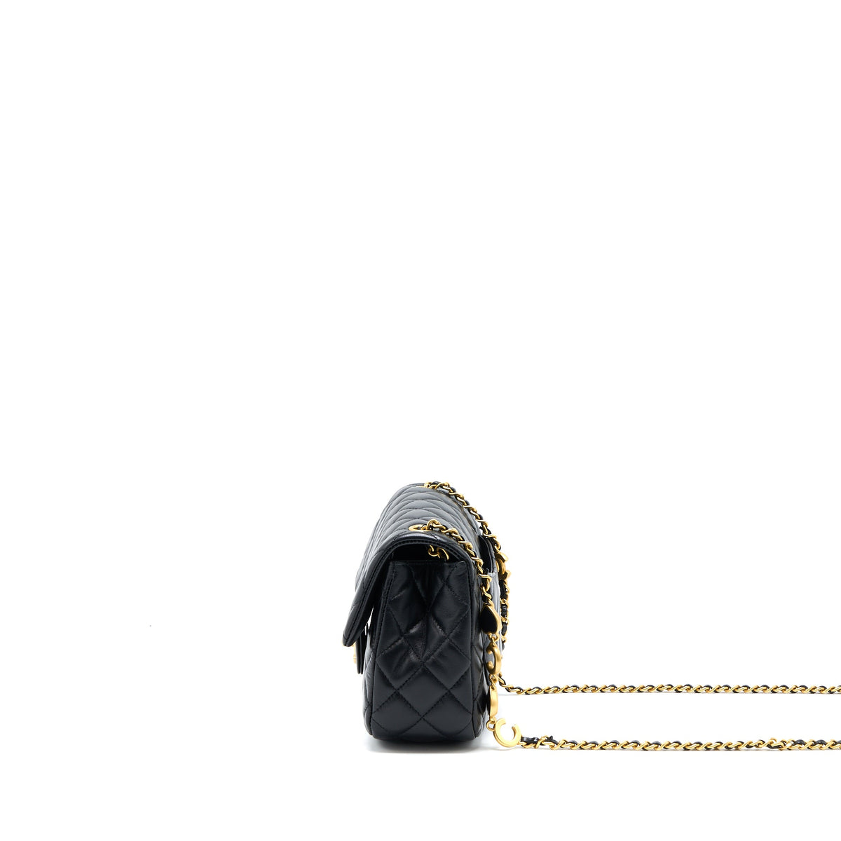 chanel-22k-coco-chain-quilted-flap-bag-lambskin-black-brushed-ghw-microchip