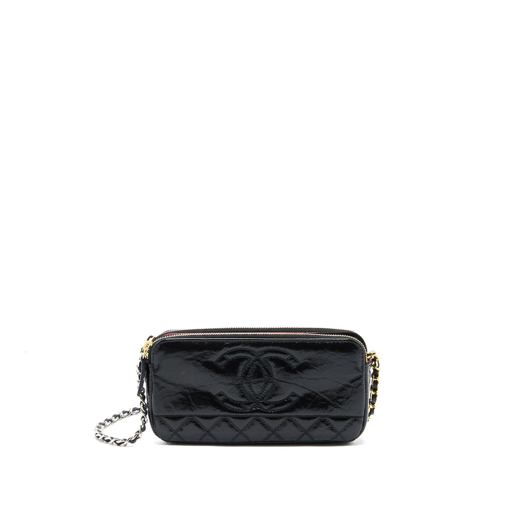 chanel-double-zip-wallet-on-chain-aged-calfskin-black-multicolour-hardware