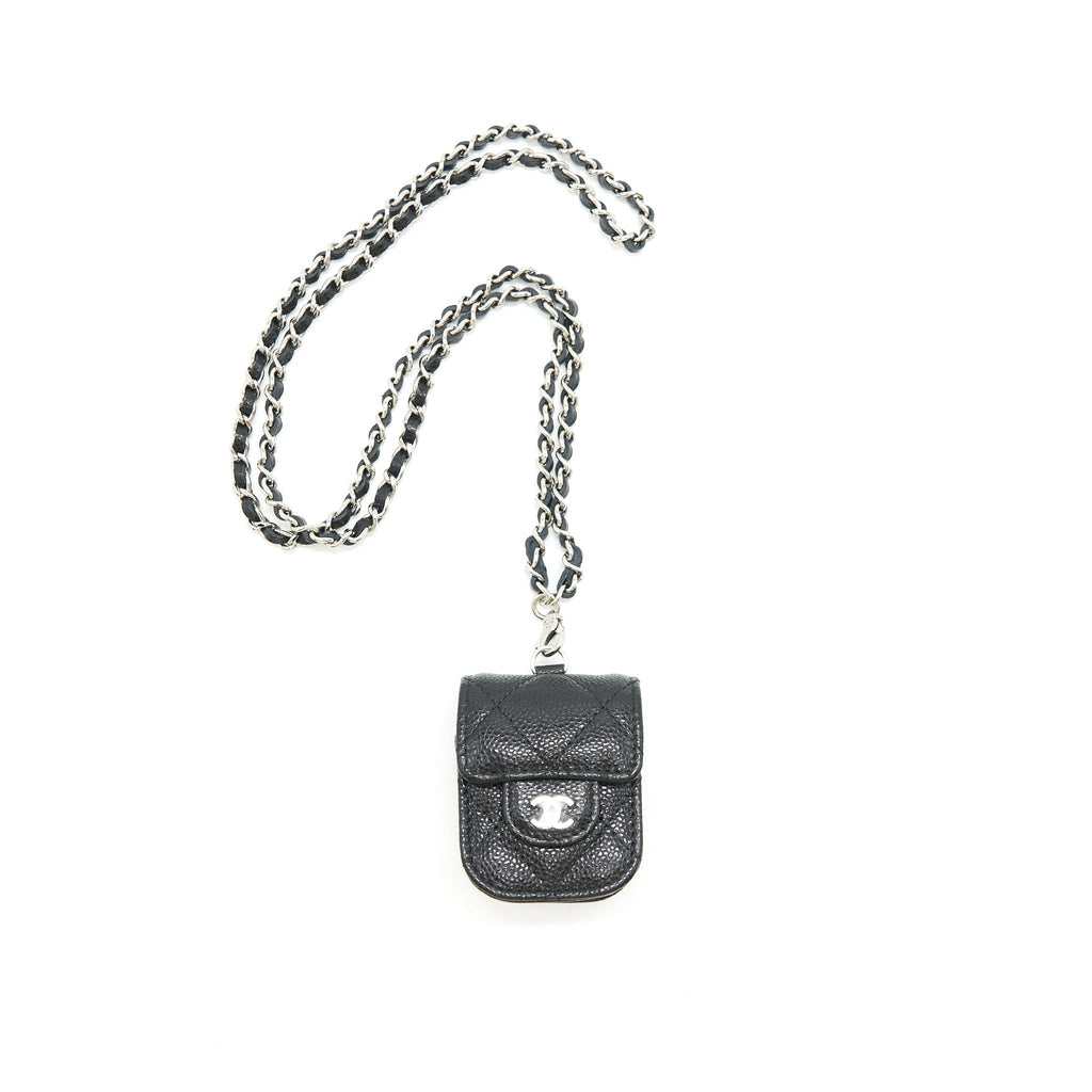 chanel-airpods-case-caviar-black-shw