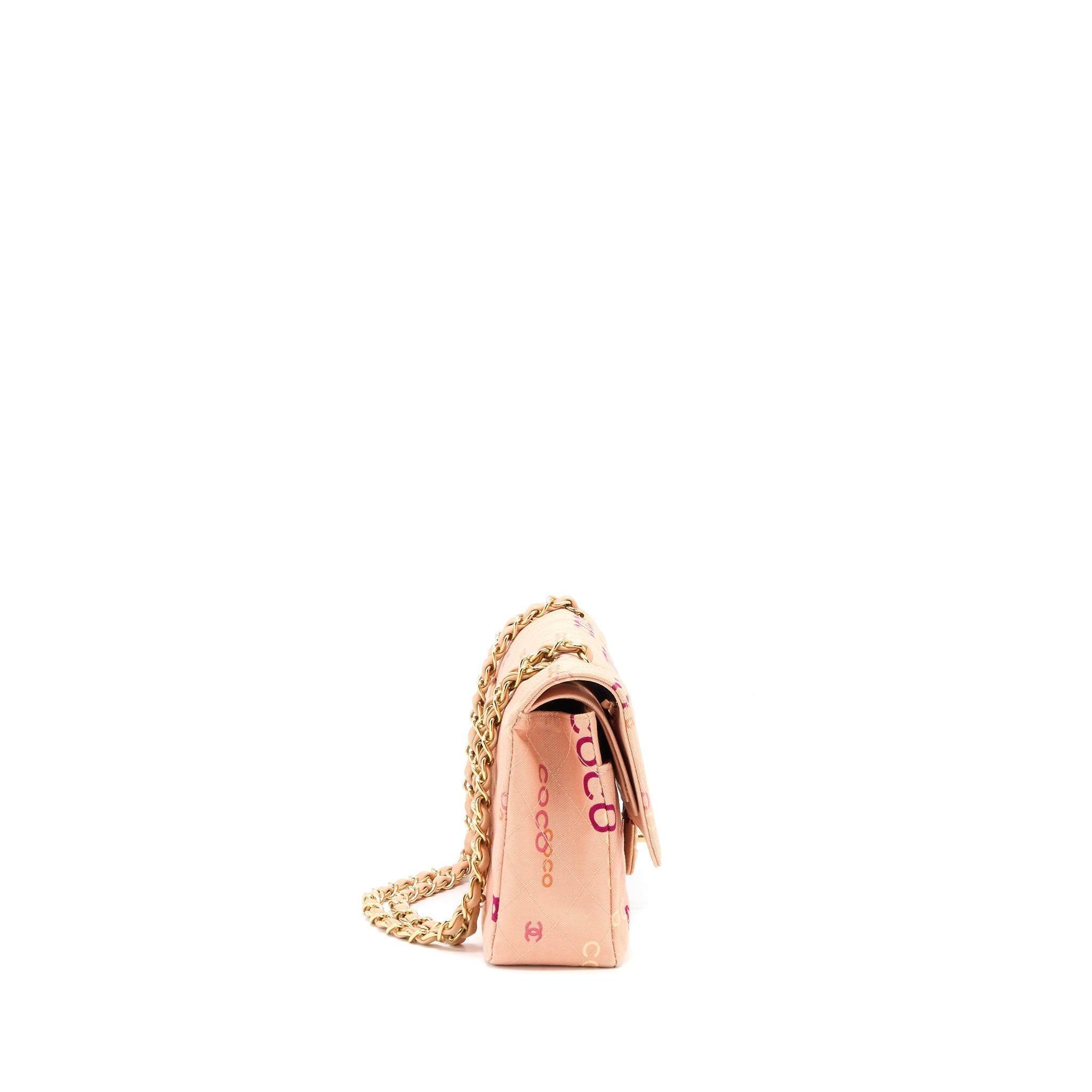 chanel-vintage-coco-medium-classic-flap-bag-fabric-pink-ghw