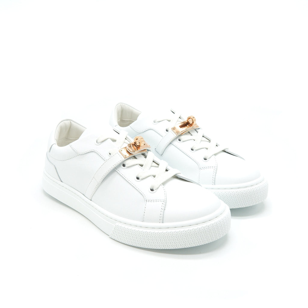 hermes-day-sneaker-size38-calfskin-rose-gold-plated-kelly-buckle